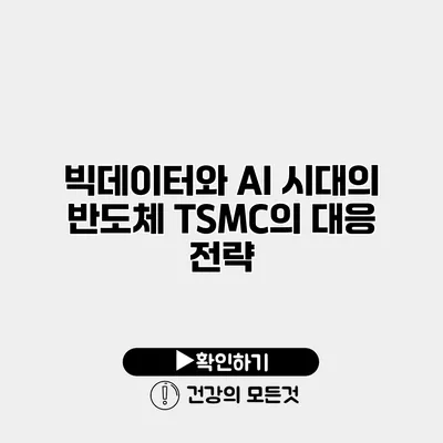 빅데이터와 AI 시대의 반도체 TSMC의 대응 전략